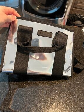 Casemate Jelly Mini Tote Silver Mirrored Used One Day